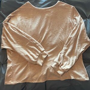 Mustard twist back top